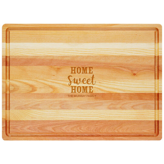 Home Sweet Home Master Wood Cutting Board